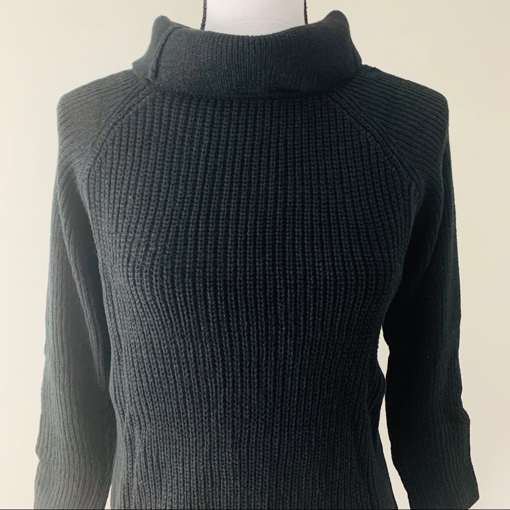 Cozy Alaska Black High Neck Pullover Sweater - Picture 2 of 11